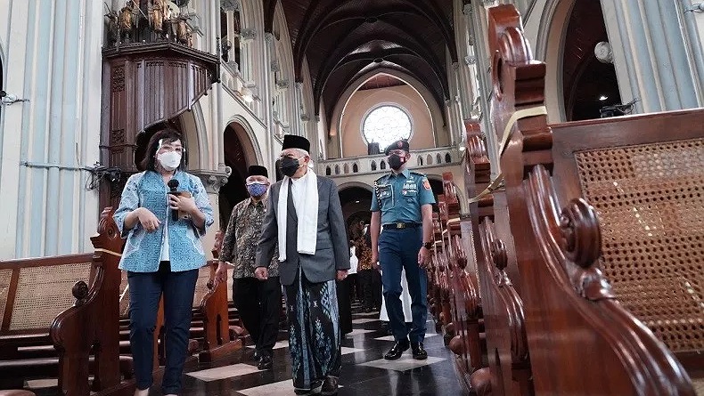 Wapres Sebut Terowongan Silaturahmi Istiqlal-Katedral Punya Makna yang Dalam