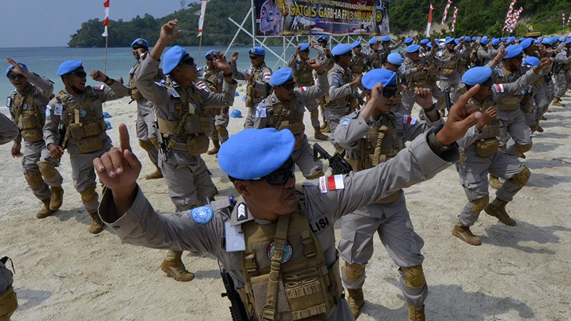 Pembaretan Ratusan Pasukan Perdamaian PBB Satgas FPU 3 Minusca - Bagian 2