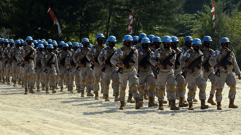 Pembaretan Ratusan Pasukan Perdamaian PBB Satgas FPU 3 Minusca - Bagian 1