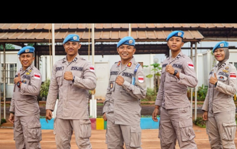 5 Personel Polda Bali Anggota Misi Perdamaian di Afrika Tengah Raih Medali PBB