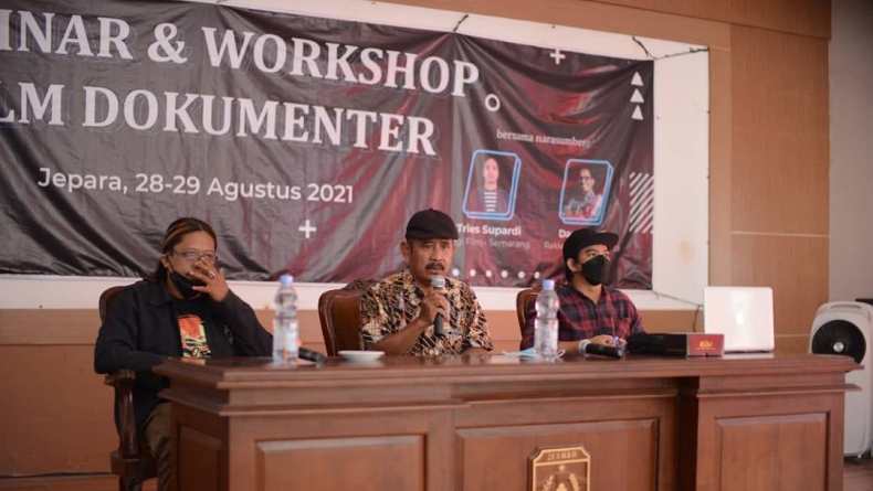 Belasan Sineas Muda Jepara Belajar Produksi Film Dokumenter