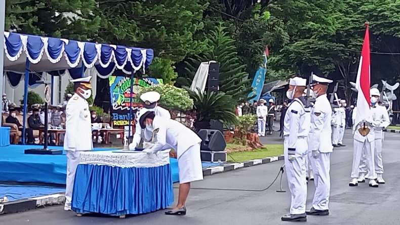249 Prajurit TNI AL Baru Dilantik di Mako Lantamal VI Makassar
