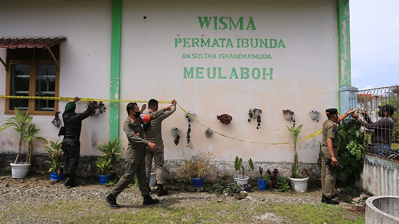 Penampakan Lokasi Prostitusi di Aceh, Kini Dipasang Garis Polisi - Bagian 2