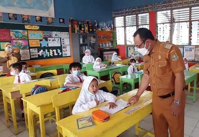 Ratusan Sekolah di Cilegon Gelar Uji Coba Pembelajaran Tatap Muka