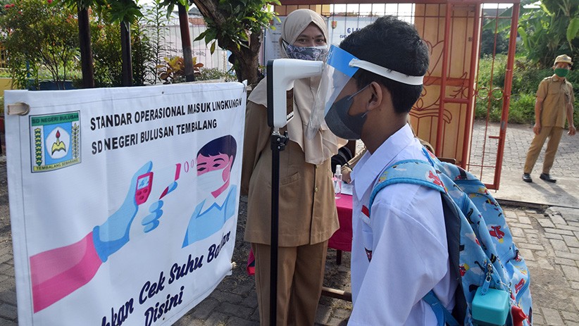 Begini Suasana Pembelajaran Tatap Muka Hari Pertama Sejak PPKM Darurat - Bagian 3