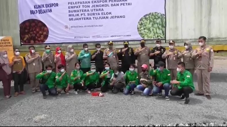 Sumut Ekspor Perdana Jengkol dan Petai ke Jepang Sebanyak 4 Ton