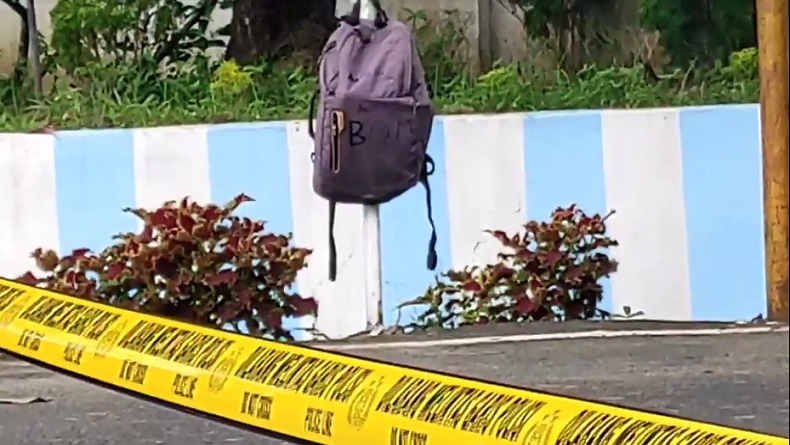 Pematangsiantar Heboh, Tas Bertulis Bom Tergantung di Jalan MH Sitorus