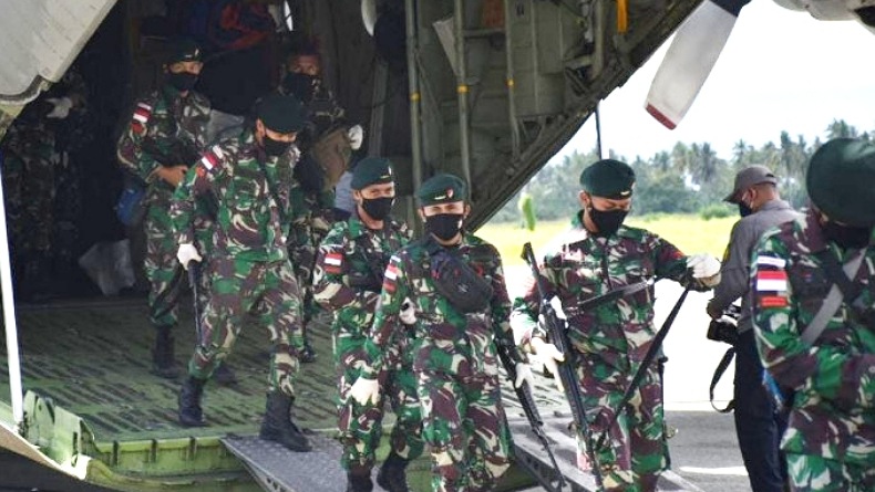 90 Prajurit Yonif 715 Kembali ke Gorontalo usai Tugas di Papua