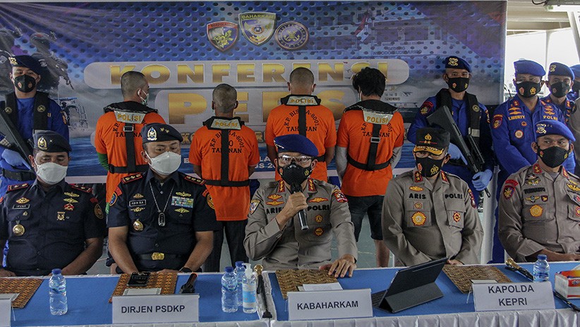4 Kapal Nelayan Vietnam Tangkap Ikan Secara Ilegal di Perairan Natuna Utara - Bagian 3