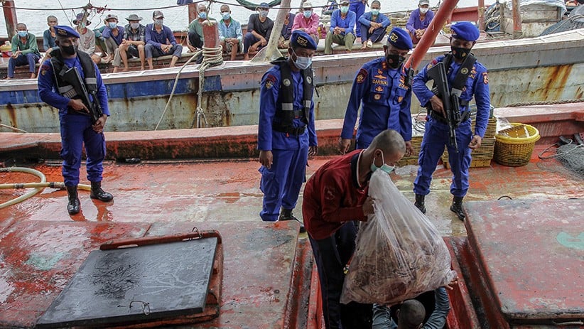 4 Kapal Nelayan Vietnam Tangkap Ikan Secara Ilegal di Perairan Natuna Utara - Bagian 2
