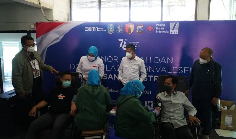 title Tinjau Screening Donor Plasma di PT SIER, PMI Surabaya: Harus Dioptimalkan Tinjau Screening Donor Plasma di PT SIER, PMI Surabaya: Harus Dioptimalkan
