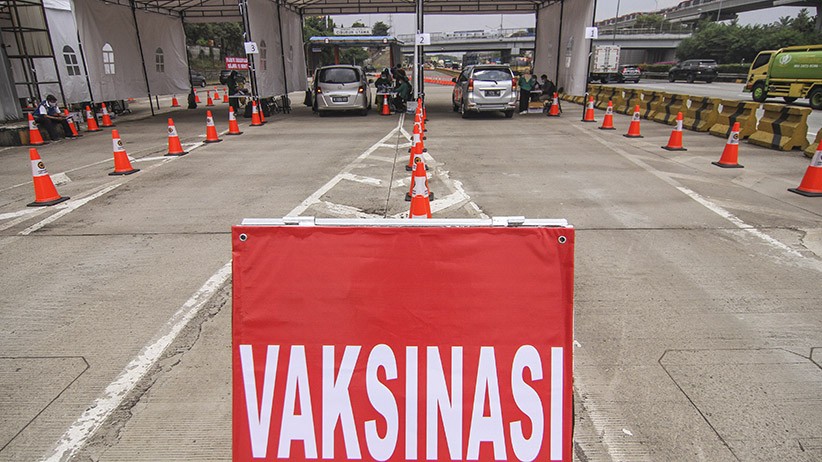 50.000 Orang Ditargetkan ikut Vaksinasi Drive Thru di Ruas Tol Jagorawi - Bagian 1