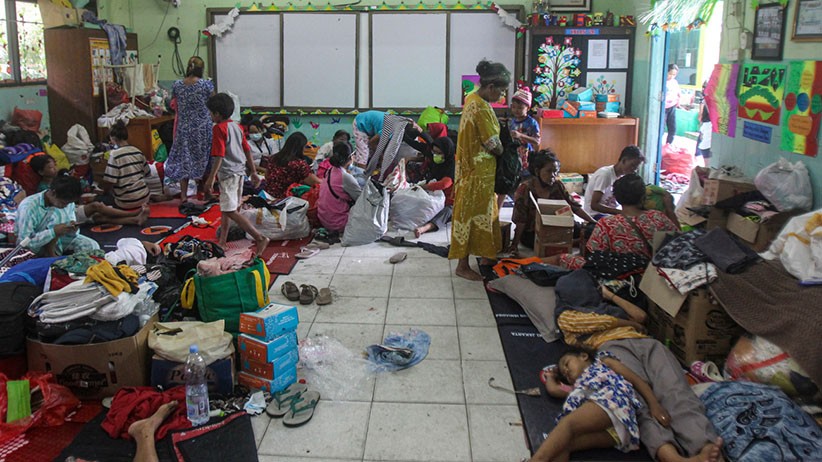 Ratusan Korban Kebakaran Kemayoran Masih Mengungsi di Gedung Sekolah - Bagian 3