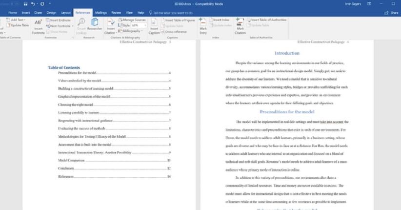 Cara Membuat Daftar Isi Otomatis di Microsoft Word - Bagian 2