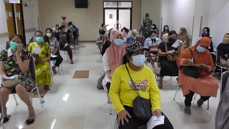 Merasa Aman, Ibu Hamil di Medan Antusias Sambut Vaksinasi Covid-19