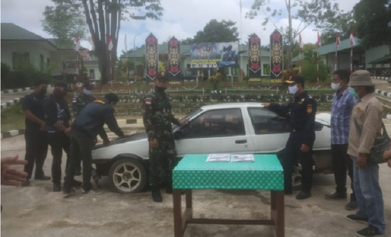Penyelundupan Mobil di Perbatasan RI-Malaysia Digagalkan, Pelaku Kabur