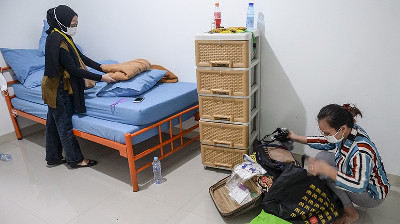 Rusun Pasar Rumput Nonaktif Rawat Pasien Covid, 92 Nakes Kembali ke Wisma Atlet - Bagian 3