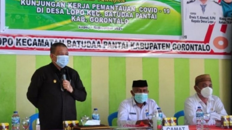 ASN Gorontalo Dikerahkan Pantau Pelaksanaan Vaksinasi hingga Desa dan Kelurahan