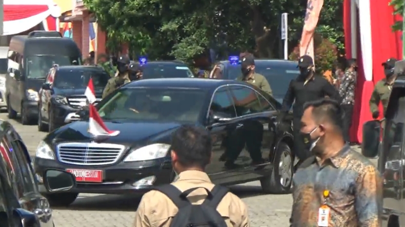 Presiden Jokowi Tinjau Vaksinasi Covid-19 di Poltekkes Lampung Selatan