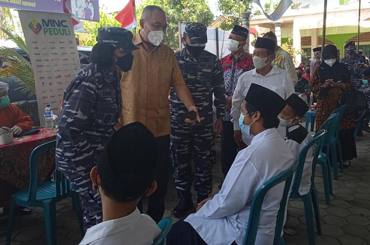 TNI AL Bersama MNC Peduli Gelar Serbuan Vaksinasi di Kulonprogo Sasar 1.000 Santri 