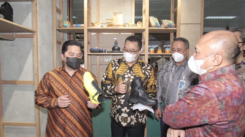Menteri BUMN Erick Thohir dan Menkop UKM Teten Masduki Tinjau BNI Xpora  - Bagian 3