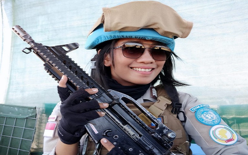 Kisah Bripka Astri Teresia, Polwan Tangguh dari Polda Kalsel yang Jadi Pasukan Perdamaian PBB
