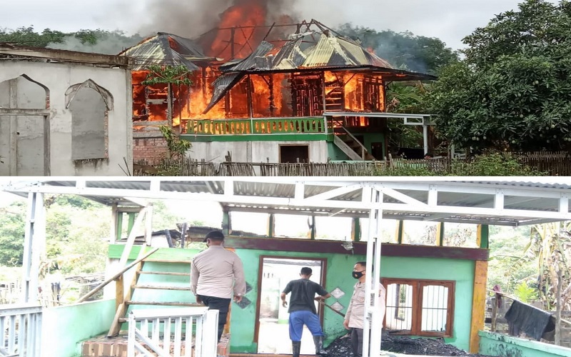 Aksi Heroik Warga Selamatkan Pemilik Rumah yang Terbaring Sakit saat Tragedi Kebakaran