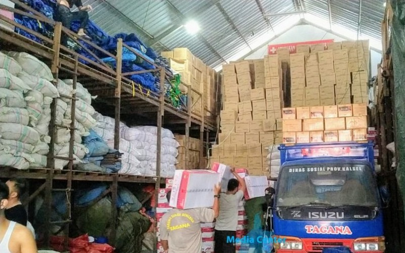 Dua Kabupaten di Kalsel Berpotensi Banjir, Dinsos Siagakan Logistik