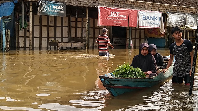 Ribuan Jiwa Terdampak Banjir akibat Luapan Sungai Mentaya Kotawaringin Timur - Bagian 2