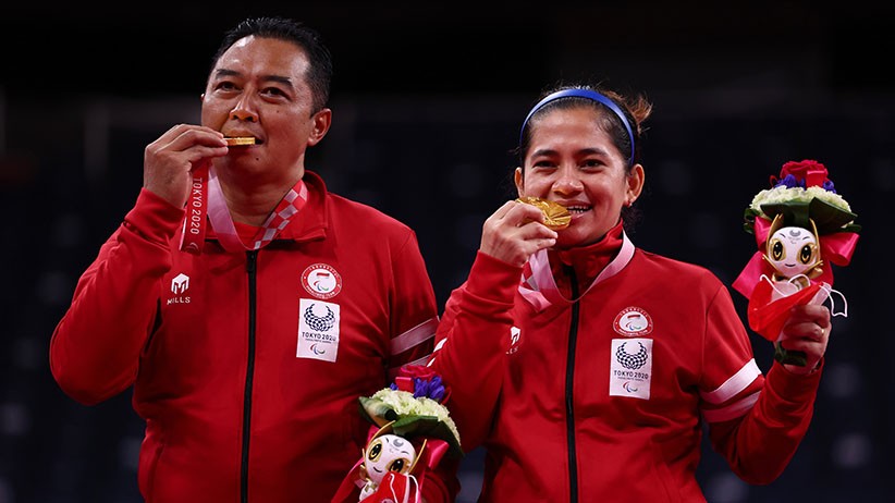 Bangga, Ganda Campuran Indonesia Raih Medali Emas Paralimpiade Tokyo 2020 - Bagian 2