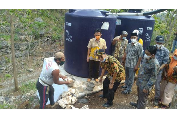 Ratusan Kepala Keluarga di Ponjong Mulai Bebas Krisis Air Bersih