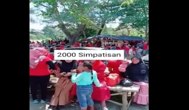 Viral Kampanye Pilkades di Banten Dihadiri Ribuan Orang Abaikan Prokes