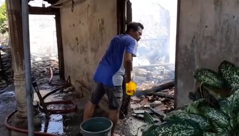 Hari Pertama PTM, 2 Rumah Guru di Ponorogo Ludes Terbakar 