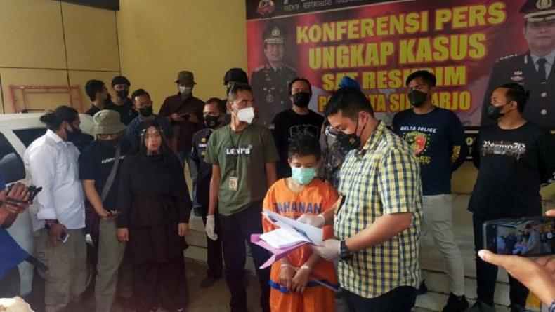 Pembunuh Kakak Adik di Sidoarjo Ditembak Polisi, Motif Sakit Hati Cinta Ditolak
