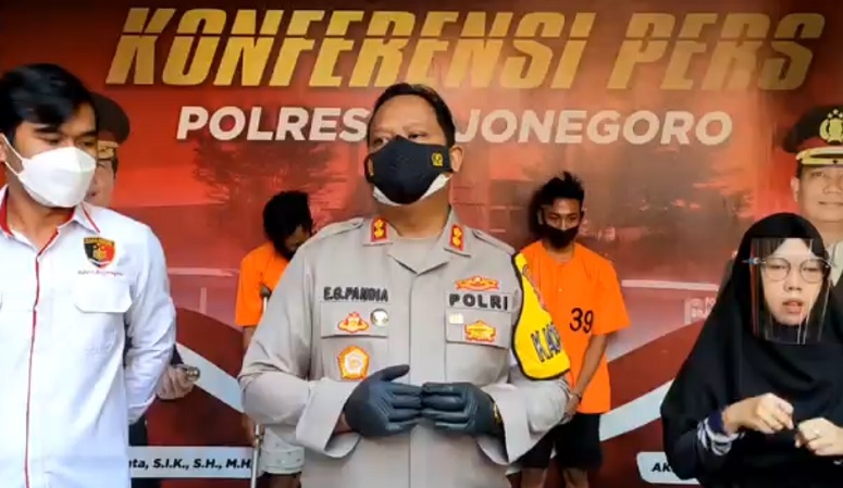 Rampas HP dan Bunuh Korban, 2 Pemuda di Bojonegoro Ini Diringkus Polisi 