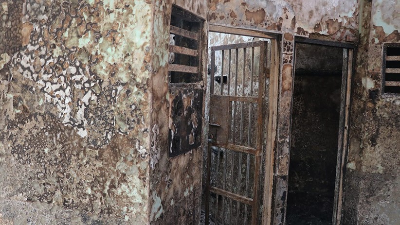 Foto-Foto Sel Tahanan Blok C2 Lapas Tangerang Hangus Terbakar Tewaskan 41 Napi - Bagian 2