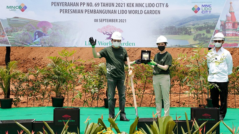 HT Pimpin Peresmian Pembangunan Lido World Garden di Kawasan MNC Lido City - Bagian 2