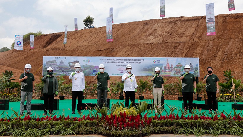 HT Pimpin Peresmian Pembangunan Lido World Garden di Kawasan MNC Lido City - Bagian 1