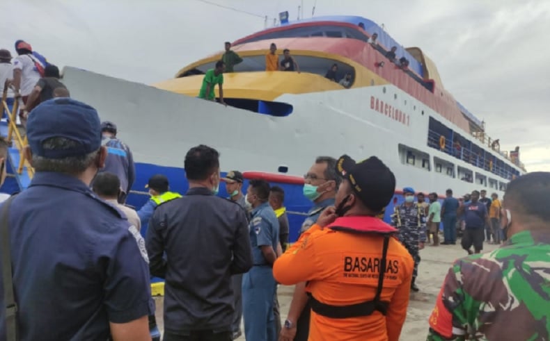 KM Simba I Patah Kemudi di Kepulauan Sula, 100 Penumpang Dievakuasi