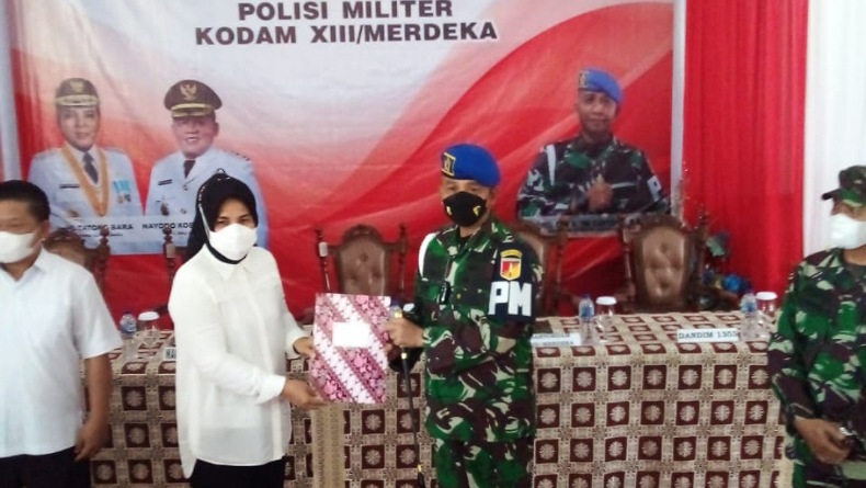 POM Kodam XIII Merdeka Dapat Hibah Tanah dan Bangunan dari Pemkot Kotamobagu