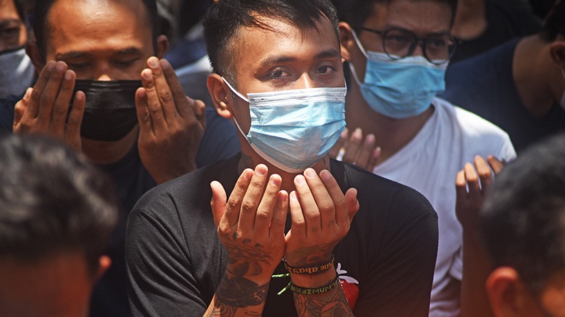 Ratusan Napi Gelar Doa Bersama untuk Korban Kebakaran Lapas Tangerang - Bagian 2