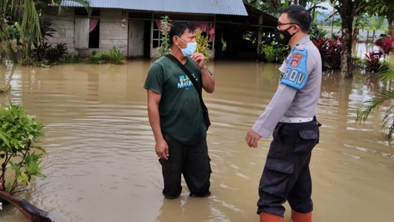 Banjir di Mogoyunggung 1 dan Imandi Bolang Mongondow Rendam Ratusan Rumah Warga