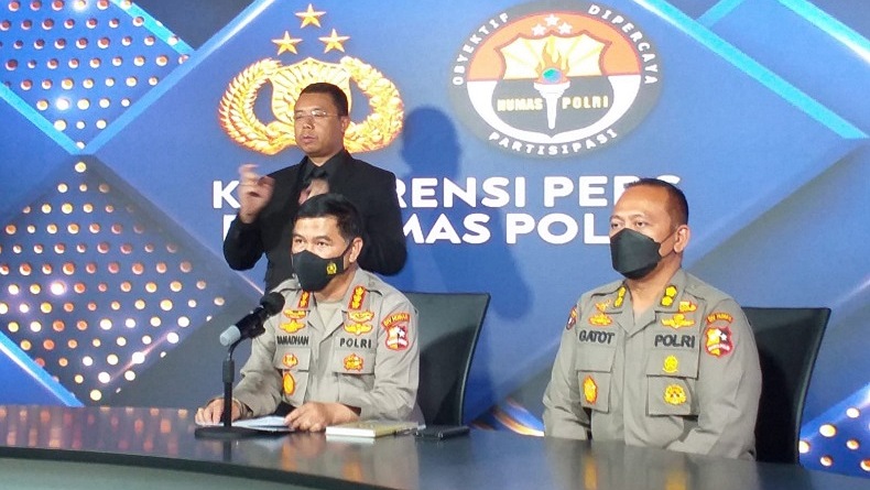 Densus 88 Antiteror Polri Tangkap Terduga Teroris di Grogol Petamburan