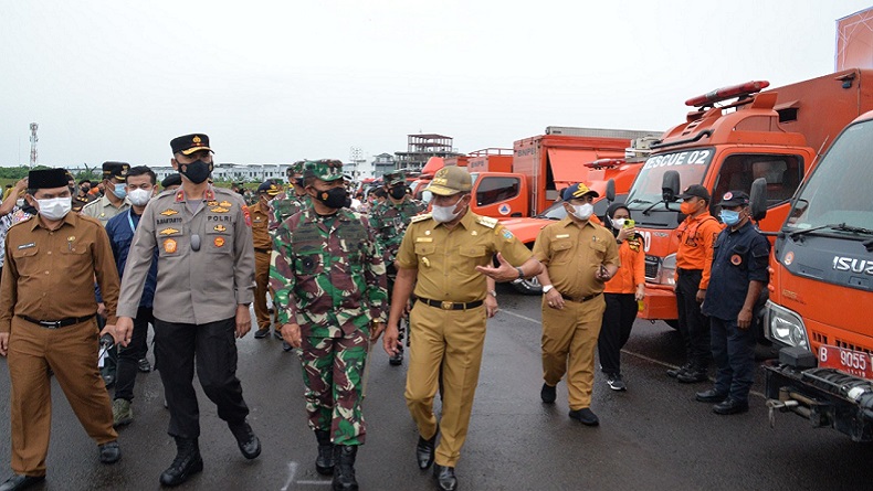 Edy Rahmayadi Pimpin Apel Gabungan Kesiapsiagaan Penanggulangan Bencana di Sumut