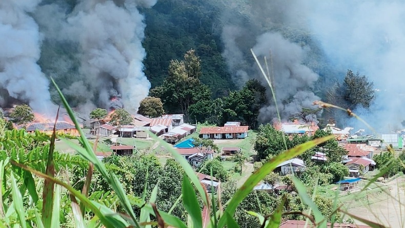   Kejar KKB, 2 Peleton Brimob Dikirim ke Pegunungan Bintang Papua 