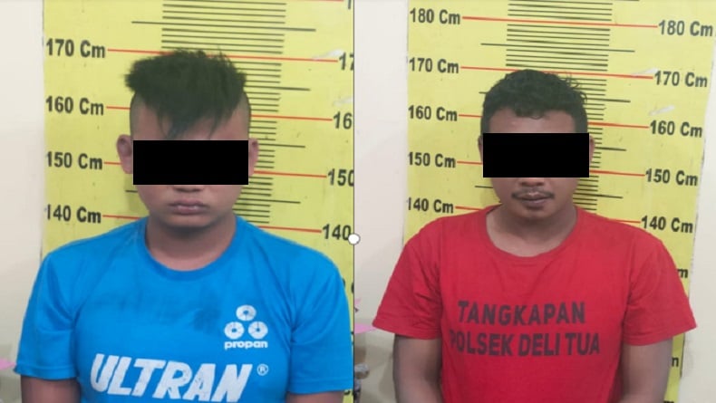 Ditendang Korban hingga Terjatuh dari Motor, 2 Perampok di Deliserdang Dihajar Warga
