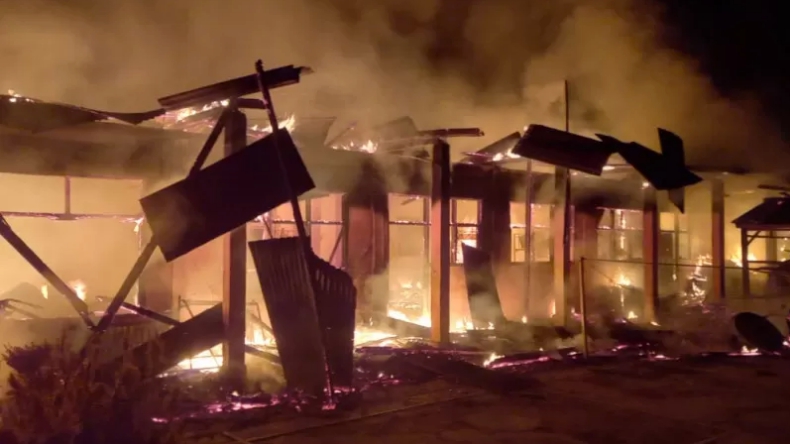 Ponpes Nurul Iman di Dharmasraya Terbakar, 5 Kelas Hangus