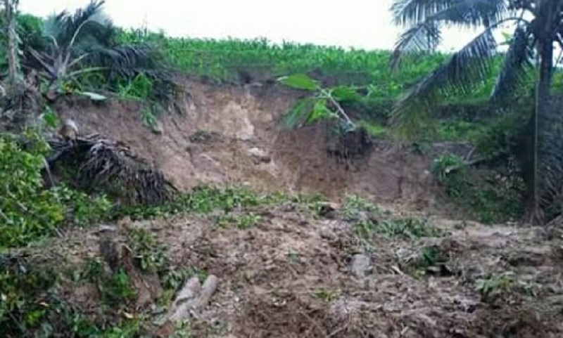 title Bukit 50 Meter di Trenggalek Longsor, Jalan Utama Tertutup Total Bukit 50 Meter di Trenggalek Longsor, Jalan Utama Tertutup Total