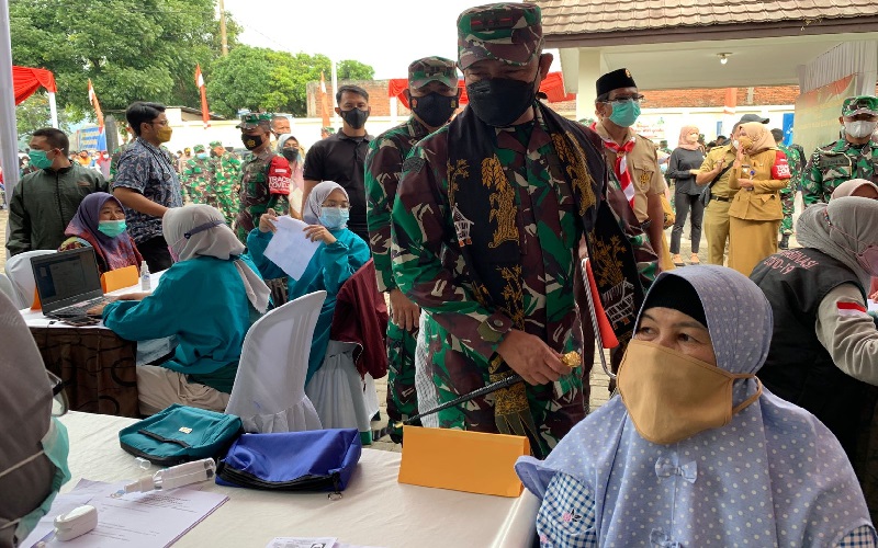  Pangdam Siliwangi Empat Hari Gelar Safari Serbuan Vaksin di 4 Kabupaten