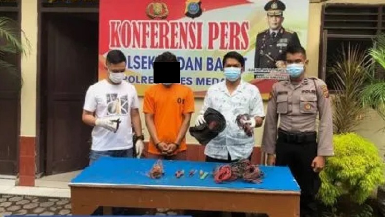 Curi Kabel di Eks RS Tembakau Deli, Pria di Medan Ditangkap